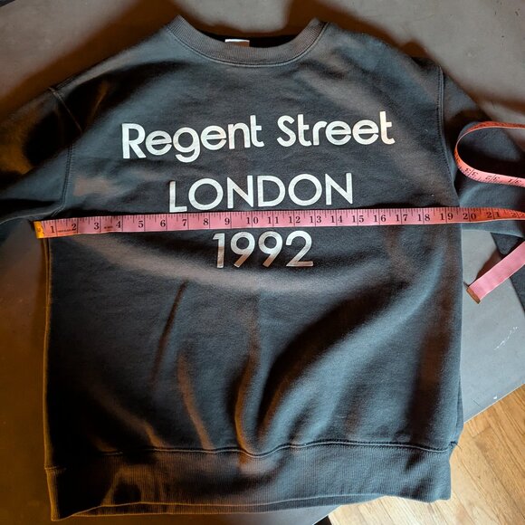 Zara  TEXT PRINT SWEATSHIRT Anthracite grey | 11-12 years - Picture 2 of 15